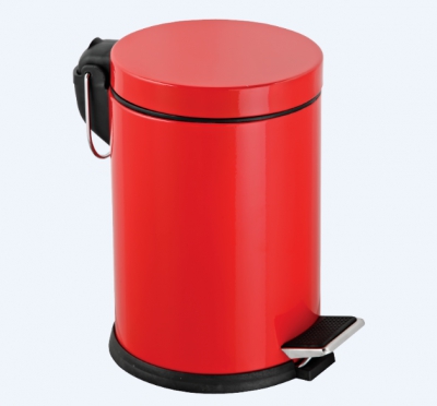 Renkli Çöp Kovası 12 Lt. (Kırmızı)
